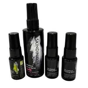 Skindinavia Bundle Women’s Makeup Finishing Primer Spray Bottle Oil-Free Bridal